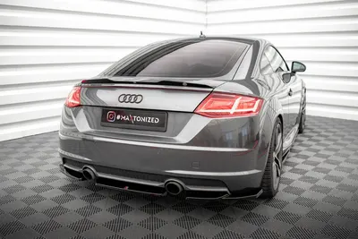 Maxton Design Hecksplitter für Audi TT S line 8S – Schwarz glänzend
