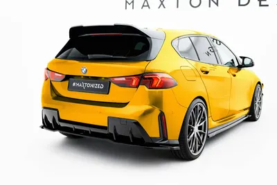 Maxton Design Hecksplitter für BMW 1er M-Paket F70 – Schwarz glänzend