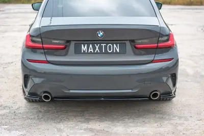 Maxton Design Hecksplitter für BMW 3er G20 M-Paket – Schwarz glänzend