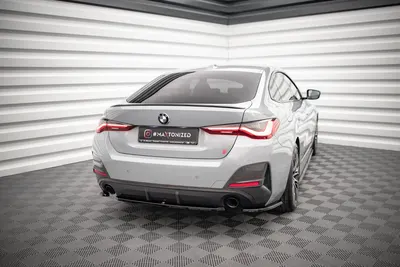 Maxton Design Hecksplitter für BMW 4er Gran Coupé M-Paket G26 – Schwarz glänzend