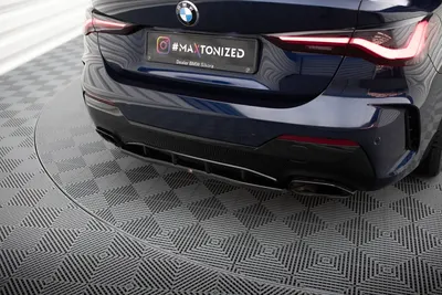 Maxton Design Hecksplitter für BMW 4er M440i G22 / G23 / G22 Facelift / G23 Facelift – Schwarz glänzend