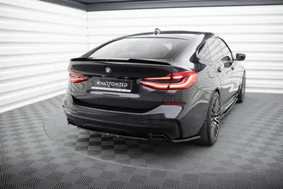 Maxton Design Hecksplitter für BMW 6er GT G32 M-Paket – Schwarz glänzend