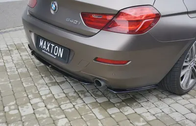 Maxton Design Hecksplitter für BMW 6er GRAN COUPÉ – Schwarz glänzend