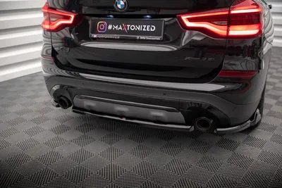 Maxton Design Hecksplitter für BMW X3 x-Line G01 – Schwarz glänzend