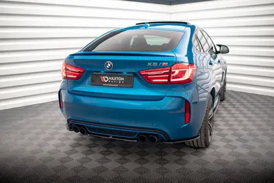 Maxton Design Hecksplitter für BMW X6 M F86 – Schwarz glänzend