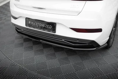 Maxton Design Hecksplitter für Hyundai i30 Mk3 Facelift – Schwarz glänzend