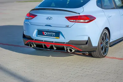 Maxton Design Hecksplitter für Hyundai i30 N Mk3 Fastback – Schwarz glänzend