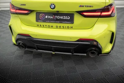 Maxton Design Hecksplitter V.1 für BMW M135i F40 – Schwarz glänzend