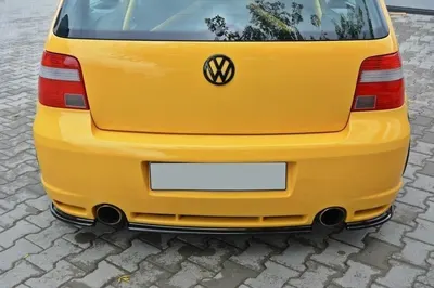Maxton Design Hecksplitter für VW Golf 4 R32 – Schwarz glänzend