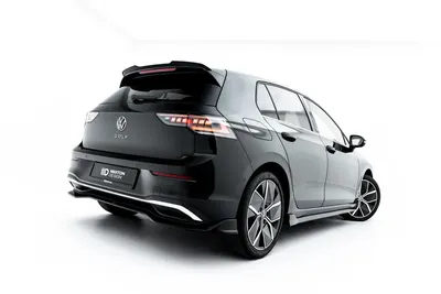 Maxton Design Hecksplitter für VW Golf 8 Schrägheck Facelift – Schwarz glänzend