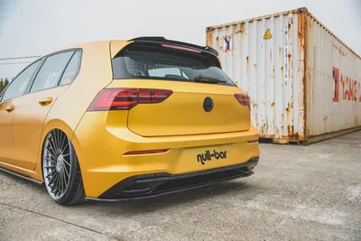 Maxton Design Hecksplitter für VW Golf 8 – Schwarz glänzend