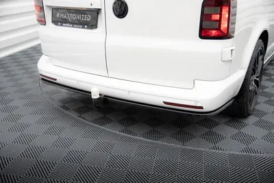 Maxton Design Hecksplitter für VW T6 / T6.1 Long – Schwarz glänzend