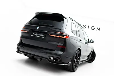Maxton Design Heckspoiler für BMW X7 M-Paket G07 Facelift – Sichtcarbon (Prepreg)