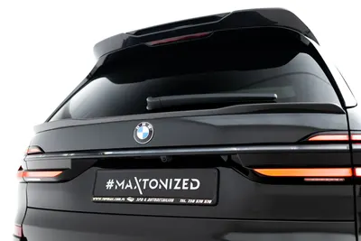 Maxton Design Heckspoiler für BMW X7 M-Paket G07 Facelift – Sichtcarbon (Prepreg)