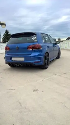 Maxton Design Heckstoßstange für VW Golf 6 (R400 LOOK) – GFK, unlackiert