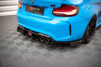 Maxton Design Racing Heckdiffusor für BMW M2 F87 – Schwarz matt