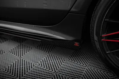 Maxton Design Seitenflaps für Audi A7 RS7 Look C7 – Schwarz matt