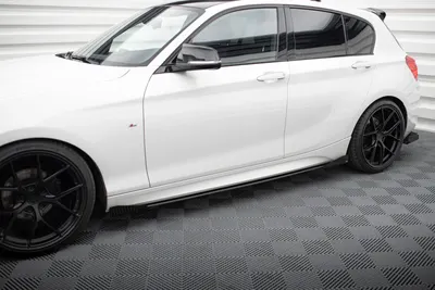 Maxton Design Seitenflaps für BMW 1er F20 M135i / M140i / M-Paket – Schwarz matt