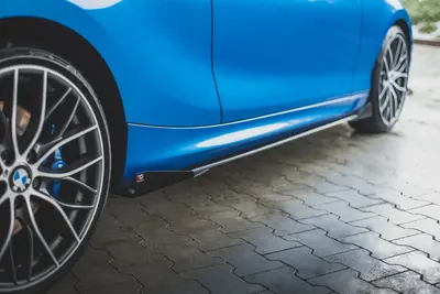 Maxton Design Seitenflaps für BMW 1er F21 M135i / M140i / M-Paket – Schwarz matt