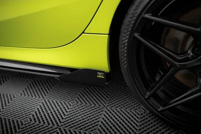 Maxton Design Seitenflaps für BMW 1er M-Paket / M135i / 128ti F40 – Schwarz matt