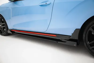 Maxton Design Seitenflaps für Hyundai Veloster N Mk2 – Schwarz matt