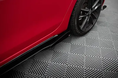 Maxton Design Seitenflaps für VW Golf 6 GTI – Schwarz matt