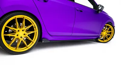 Maxton Design Seitenflaps für VW Golf 8 R Schrägheck / Mk8 Facelift – Schwarz matt