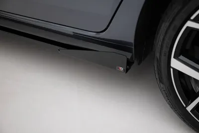 Maxton Design Seitenflaps für VW Polo GTI Mk6 Facelift – Schwarz matt