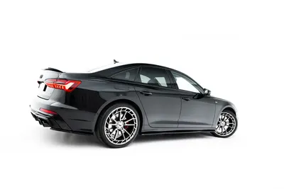 Maxton Design Seitenschweller-Ansätze für Audi A6 S line / S6 C8 / C8 Facelift – Schwarz glänzend