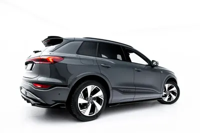 Maxton Design Seitenschweller-Ansätze für Audi Q6 e-tron Standard / S line / SQ6 e-tron SUV / Sportback Mk1 – Schwarz glänzend