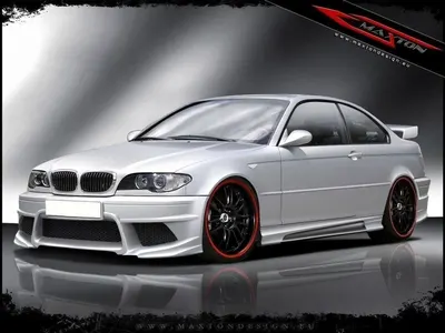 Maxton Design Seitenschweller-Ansätze für BMW 3er E46 Coupé & Cabrio Generation V – Schwarz glänzend/matt