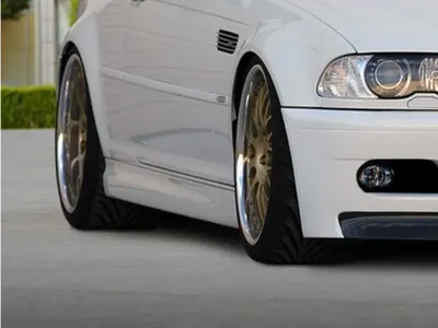 Maxton Design Seitenschweller-Ansätze für BMW 3er E46 Coupé & Cabrio M3 LOOK – Schwarz glänzend/matt