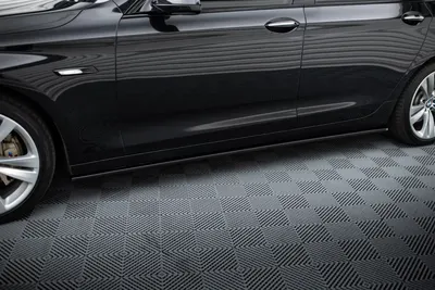 Maxton Design Seitenschweller-Ansätze für BMW 5er GT F07 – Schwarz glänzend