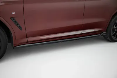 Maxton Design Seitenschweller-Ansätze für BMW iX3 M-Paket G08 Facelift – Schwarz glänzend