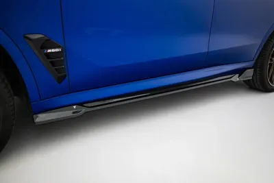 Maxton Design Seitenschweller-Ansätze für BMW X5 M-Paket G05 Facelift – Sichtcarbon (Prepreg)
