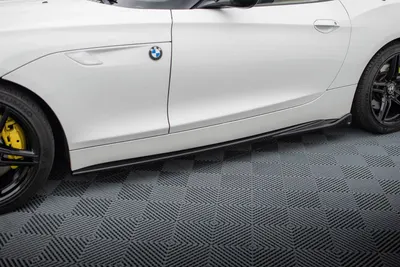 Maxton Design Seitenschweller-Ansätze für BMW Z4 E89 – Schwarz glänzend