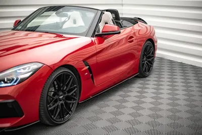 Maxton Design Seitenschweller-Ansätze für BMW Z4 M-Paket G29 – Schwarz glänzend