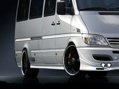 Maxton Design Seitenschweller-Ansätze für Mercedes Sprinter Mk1 Facelift / Volkswagen LT 96-06 – Schwarz glänzend
