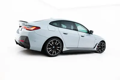 Maxton Design Seitenschweller-Ansätze V.1 für BMW 4er Gran Coupé M-Paket / M440i G26 – Schwarz glänzend