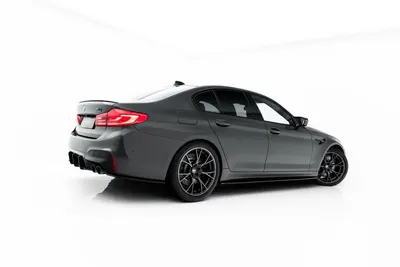 Maxton Design Seitenschweller-Ansätze V.1 für BMW M5 F90 – Schwarz glänzend