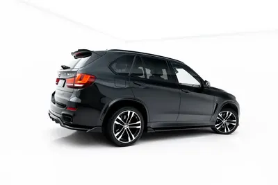 Maxton Design Seitenschweller-Ansätze V.1 für BMW X5 M-Paket F15 – Schwarz glänzend