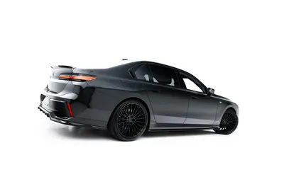 Maxton Design Seitenschweller-Ansätze V.2 für BMW 740d xDrive M-Paket / 740i xDrive M-Paket G70 – Schwarz glänzend