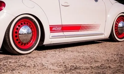 Maxton Design Seitenschweller-Ansätze für VW Beetle – Schwarz glänzend