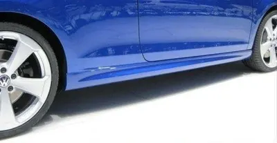 Maxton Design Seitenschweller-Ansätze für VW Golf 5, 6 – Schwarz glänzend/matt