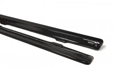 Maxton Design Seitenschweller-Ansätze für VW GOLF Mk5 GTI – Schwarz glänzend