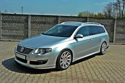 Maxton Design Seitenschweller-Ansätze für VW Passat B6/b7 R-line – Schwarz matt