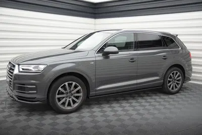 Maxton Design Splitter-Set für Audi Q7 Mk2 – Schwarz glänzend