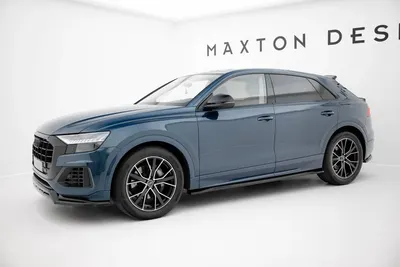 Maxton Design Splitter-Set für Audi Q8 Mk1 – Schwarz glänzend