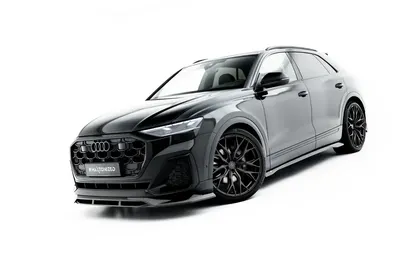Maxton Design Splitter-Set für Audi Q8 S line Mk1 Facelift – Sichtcarbon (Prepreg)