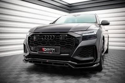 Maxton Design Splitter-Set für Audi RSQ8 Mk1 – Schwarz glänzend